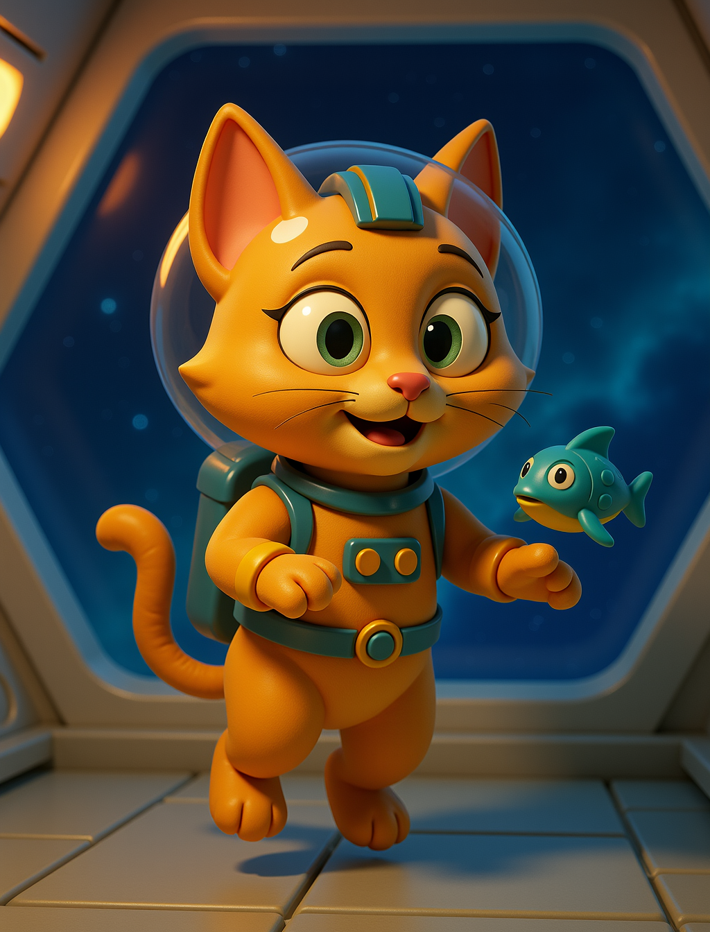 Space Cats — 3D/Pixar Astronaut Kittens [Flux, Illu, Qwen, Z-Image]